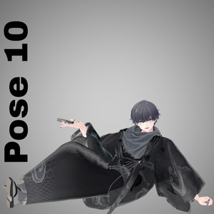 【APL対応】 Men's KIMONO/HAKAMA POSE　10ポーズ 缩略图 10
