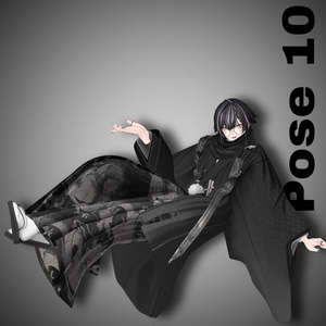 【APL対応】 Men's KIMONO/HAKAMA POSE　10ポーズ 缩略图 16