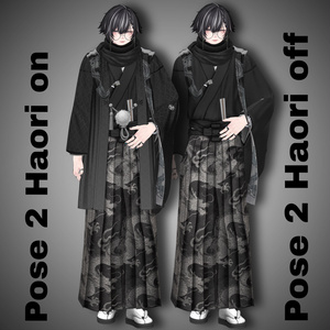 【APL対応】 Men's KIMONO/HAKAMA POSE　10ポーズ 缩略图 12
