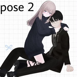 【APL対応】୨୧pair pose set୨୧ Kei＆Nagi 15ポーズ 缩略图 3
