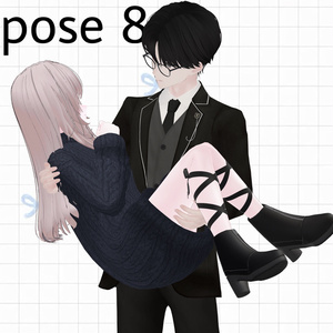 【APL対応】୨୧pair pose set୨୧ Kei＆Nagi 15ポーズ 缩略图 9