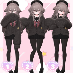 【Free / 無料】 萌え袖ポーズ 【APL対応】 缩略图 2