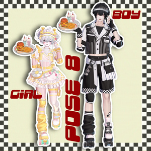 【APL対応】Café＆Diner pose set　20pose 缩略图 9