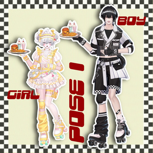 【APL対応】Café＆Diner pose set　20pose 缩略图 2