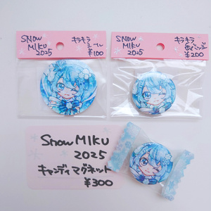 SNOW MIKU 2025 雪ミク ファンアート イラストグッズ