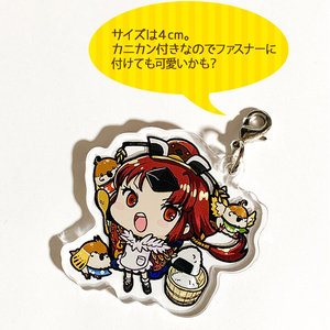 FGO紅閻魔ゆらゆらアクリルスイング（根付ストラップ付き）