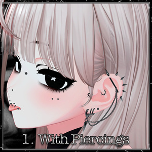 【しなの(Shinano)】 X-Void Make-up & Face Blendshape & Piercings🌌 缩略图 4