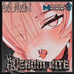 【21アバター対応】 Venom Bite Tongue Piercing 2.0 🐍 【21 Avatars】