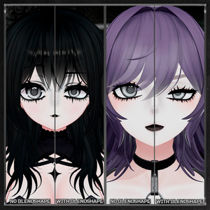【2 Avatars】 Hypnosis 2.0 Makeup & Eyes & Face Blendshape 💫 缩略图 6