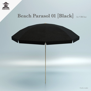 Beach Parasol 01 [Black]