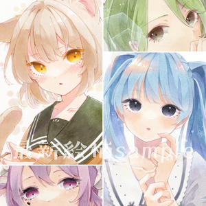 【ご依頼停止中】リクエスト＊色紙（大）