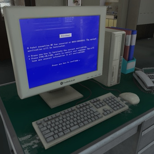 【3Dモデル】昔のパソコン / Old PC