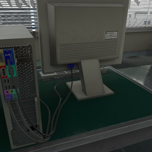 【3Dモデル】昔のパソコン / Old PC