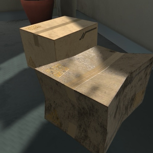 【3Dモデル】段ボール箱 / Cardboard Box