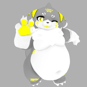 シャータ（Shata）【VRChat想定3Dモデル】 缩略图 5