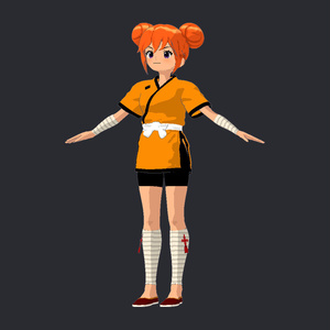 【無料】シャオラン 3Dモデル (VRM 1.0) / 月蝕綺譚