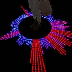 【FREE】VRCAudioLinkSpectrum【poiyomi】