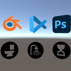 [VRChat] Logo, Status Icon Pack