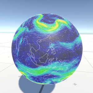 [VRChatワールドギミック]Wind Globe