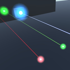 【Unity / Free】Laser Particle 3色セット（無料）