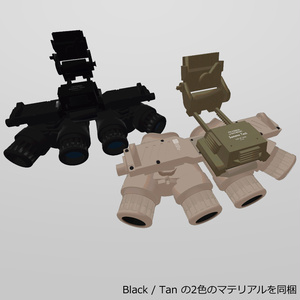 【3Dモデル】GPNVS-18 ナイトビジョンゴーグル（VRChat想定） 缩略图 5