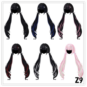 [VRC] 10 アバター対応 [Churuchuru☆Hair] 缩略图 3