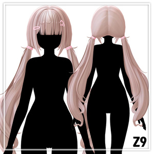 [VRC] 10 アバター対応 [Churuchuru☆Hair] 缩略图 2