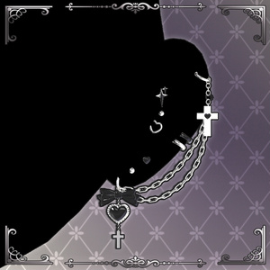[VRC] 14アバター対応  [O-kidoki.ver2] earring&eyepatch Set 缩略图 5