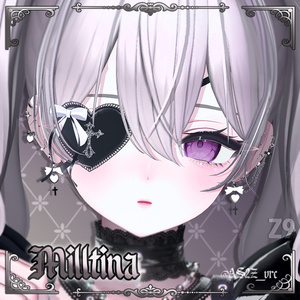 [VRC] 14アバター対応  [O-kidoki.ver2] earring&eyepatch Set 缩略图 11