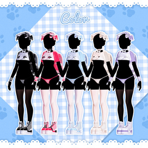 [VRC] 🖤セール中🖤 14 アバター対応  [Utata] 缩略图 6