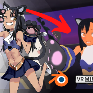 Nyagatoro Vrchat Ready Model + Blender file