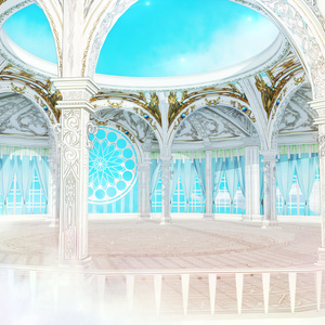 広場【3DCG・MMD】
