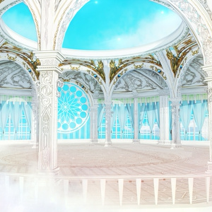 広場【3DCG・MMD】