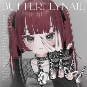 24アバター対応💎ButterflyNail