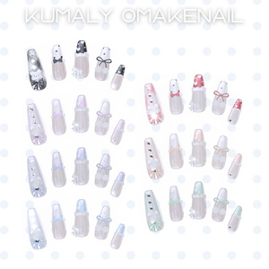 クマリちゃん対応6種類ネイルチップセット+おまけネイル 缩略图 3