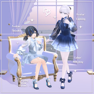 オリジナル3D衣装モデル【Shimmering Chiffon】 缩略图 9