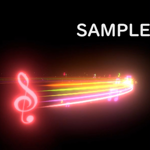 【VRChat/UnityEffcts】音符のトレイルエフェクト（虹）RainbowNoteTrailEffects