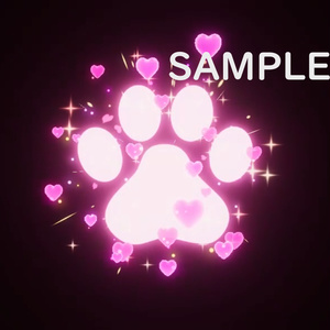 【UnityEffcts】肉球ヒットエフェクト「ハート 」URP NikukyuHeartHitEffects　01