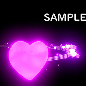 【VRChat/UnityEffcts】ハートのトレイルエフェクト 　HeartTrailEffects