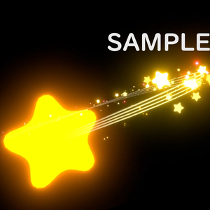【VRChat/UnityEffcts】星のトレイルエフェクト 　StarTrailEffects　02