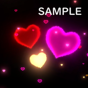 【VRChat/UnityEffcts】ハート背景エフェクト　HeartEffects