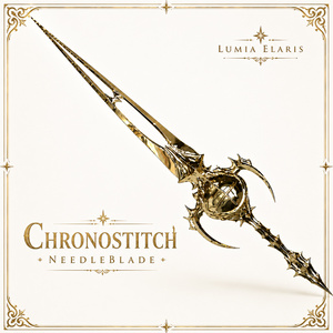 🗡️ Chronostitch Needleblade / 時を縫う針剣 / 시간을 꿰매는 바늘검 【🎨2 Colors Collection】