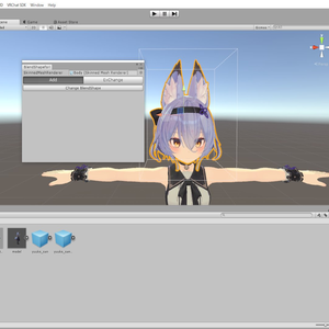 【幽狐さん専用】表情のshapekeyをMMD用に変換するツール