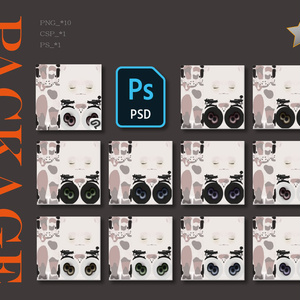 【Grus專用】No.07_Halloween Body Makeup&eyes Texture 缩略图 4