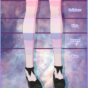 Vroid - Striped Stockings