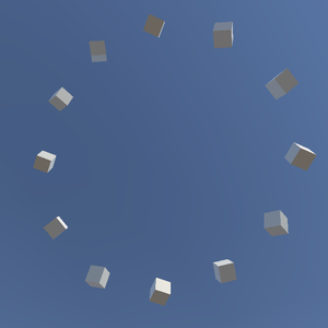 Spinning Cube Ring
