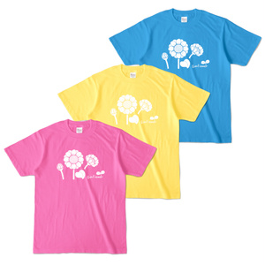 ひまわりカラーTシャツ