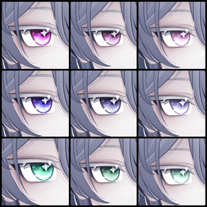 【Kuuta/Shizune】 Dreamy Icy Eyes texture【発光マスク付】#しるべりゅぬ 缩略图 10