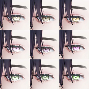 【Aden/Yomura】Dreamy Icy Eyes texture【発光マスク付】#しるべりゅぬ 缩略图 7