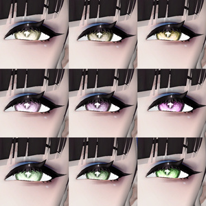 【Aden/Yomura】Dreamy Icy Eyes texture【発光マスク付】#しるべりゅぬ 缩略图 5